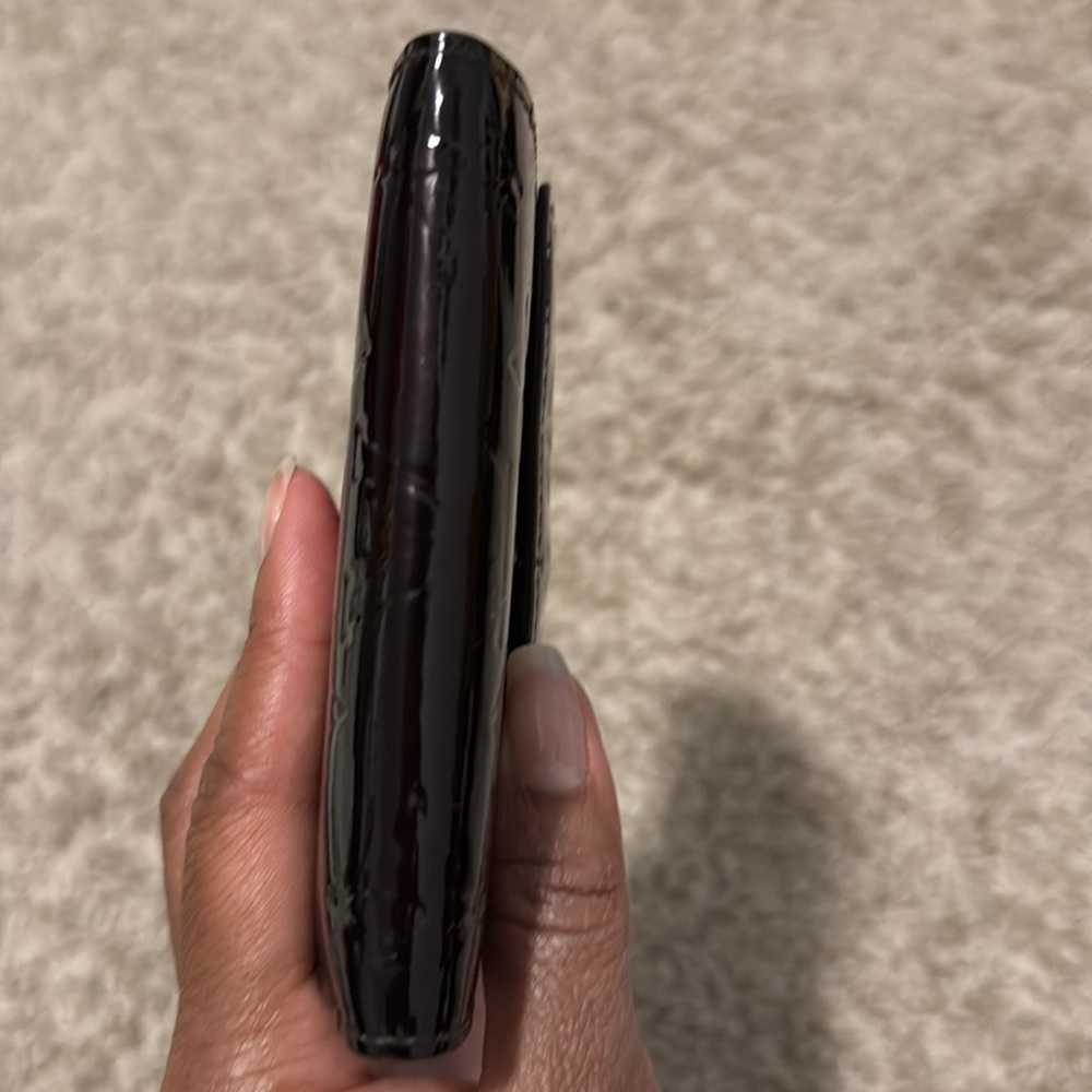 SOLD Louis Vuitton Dark Brown/Purple Monogram Wallet - Picture 5 of 11